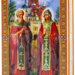 Шкатулка "Преподобные Кирилл и Мария"  100 гр